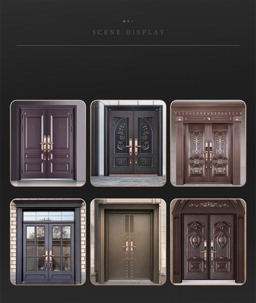 Villa Biometric Door Lock Electronic Fingerprint Smart Lock Card Swiping