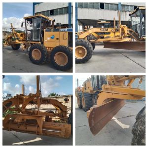 SEM 919 Used Motor Grader Road Maintainer 220HP 200L Fuel Capacity