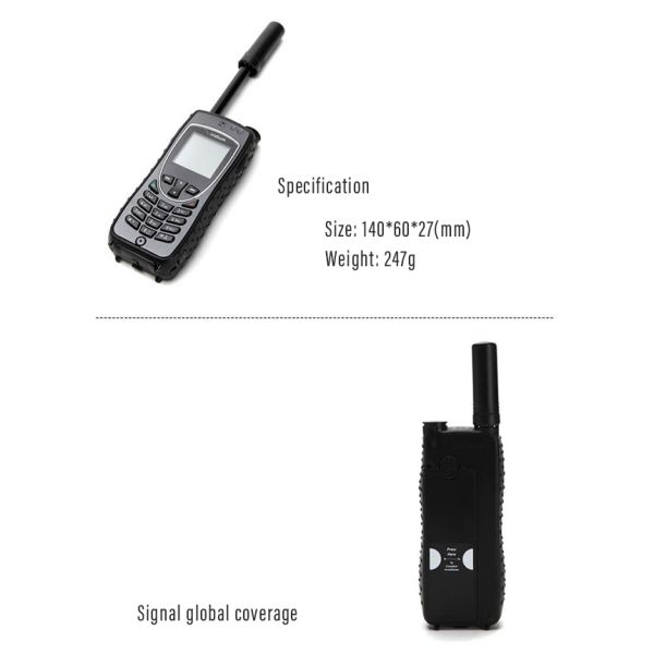 Iridium 9575 Satellite Telephone with Global Signal Coverage and Call Privacy Walkie Talkie