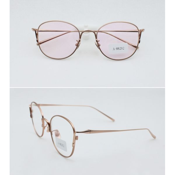 Womens Fashion Titanium Optical Frames Creative designer Super Light