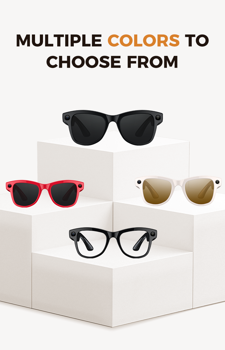 M02 AI Smart Glasses Featuring Smart Interaction and Multiple Lens Compatibility for  Activities