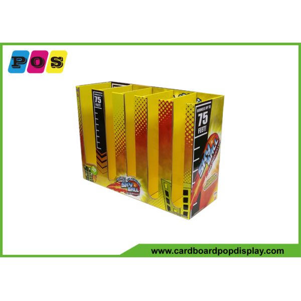 Point Of Sales Retail Packaging Boxes Balls Promotion 8.75x6.5x20 Inch CDU059