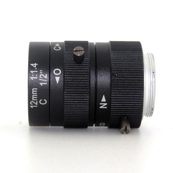 1/2 3 Megapixel Manual Fixed Lens C Mount Lens 53° HFOV For Cctv Camera Box
