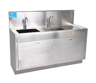 Стоматологическая мебель для одного человека 550*550*850мм Моечная раковина ручная раковина промышленная раковина из нержавеющей стали