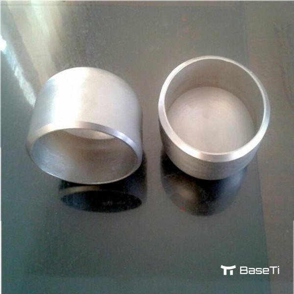 Oval Custom Titanium Pipe Fitting Tube End Plug Corrosion Resistance For Chemical