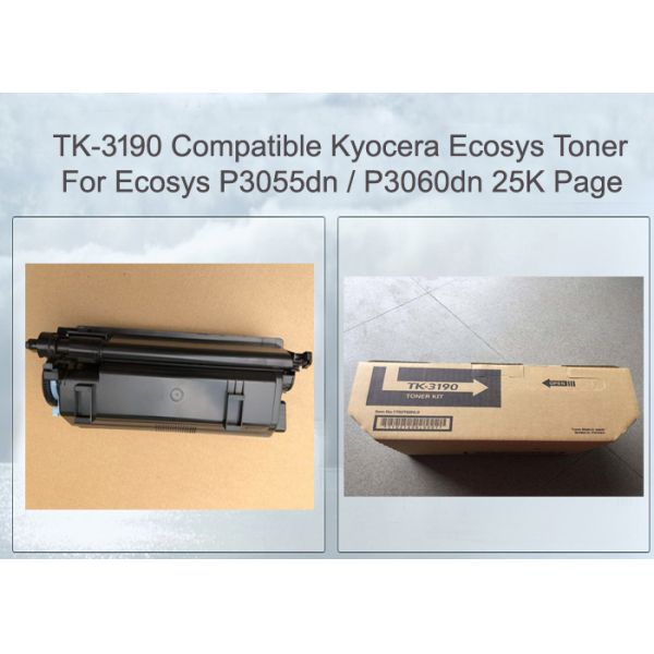 Набор ТК3190 1Т02Т60НЛ0 тонера черноты набора П3055ДН тонера Кйосера Мита Экосыс