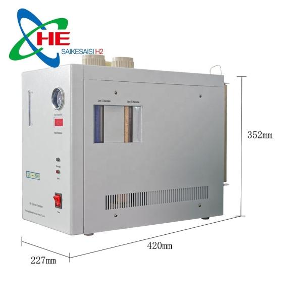 Water Technology Pem Green Hydrogen Electrolyser For GC Stable Pure Hydrogen Compact 420x227x352MM
