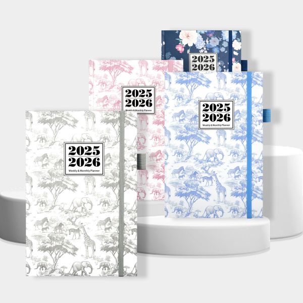 Academic Scenarios Personalized Notebook with Embossed Design Technique