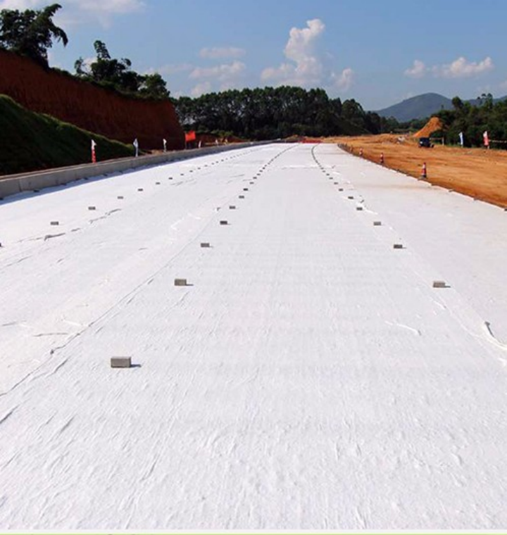 Stabilization Fabric 8 Oz 10 Oz Polyester NonWoven Geotextile For Slope Protection Road Construction Dam Liner
