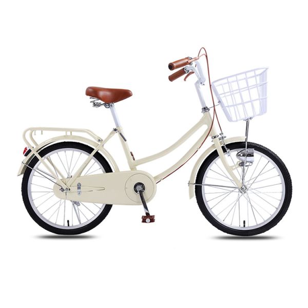 20 24 pouces Portable Fille Vélo Femmes Dames Vélo de ville en acier à haute teneur en carbone pliable Non pour les enfants Vélo pour enfants 15KG