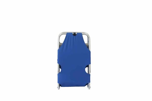 Hot sells Two Wheels 60 Degree Emergency Folding Foldable Ambulance Stretcher 55cm