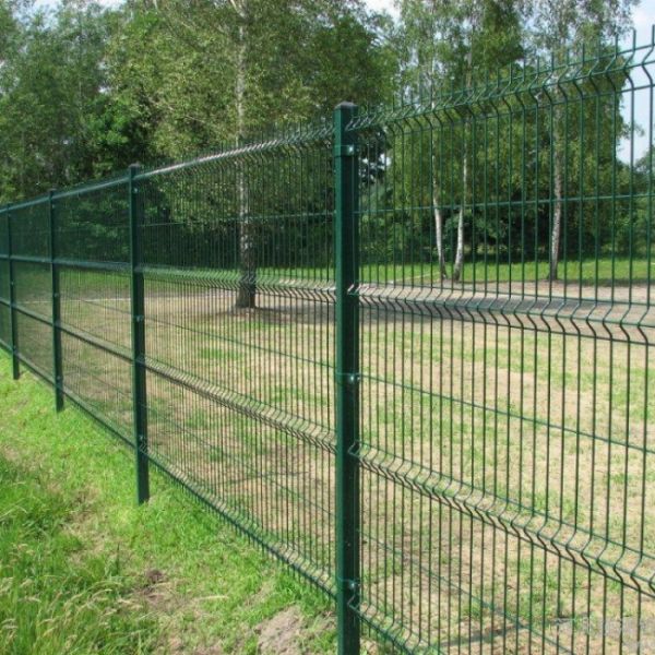 PVC Coated 3D Curved Fence 2.3m*3m Welded Wire Mesh Fence with Easy Install