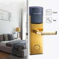 O cartão chave do hotel do FCC trava a cor dourada da anti oxidação da sala SUS304 de 285×77mm