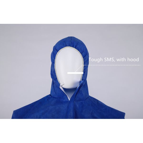 S&J OEM Protective Coverall High Quality Polyester Coverall and SMS/PP/Microporous Material PPE Coverall Suit