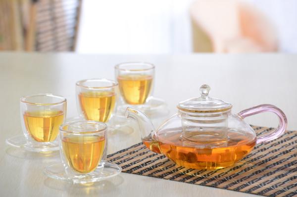 Double wall glass, Heat-resistant  glass teapot, borosilicate glass tea set, Espresso, Latte, Cappuccino cup