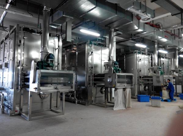 SUS304, forno de secagem da correia da malha da série de SUS316L DW (secador Oven Machine) para o material de alimento, farmacêutico