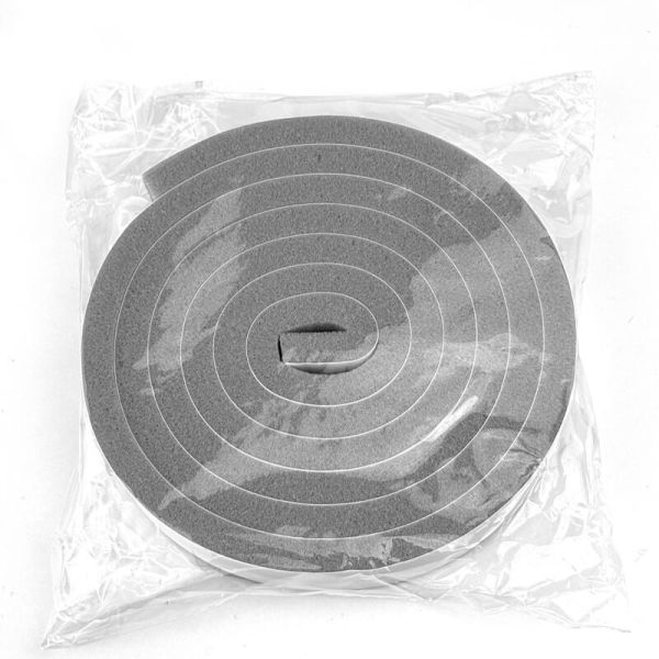 Customizable PU Foam Insulation Strips High Density Weatherstripping Tape Grey & White