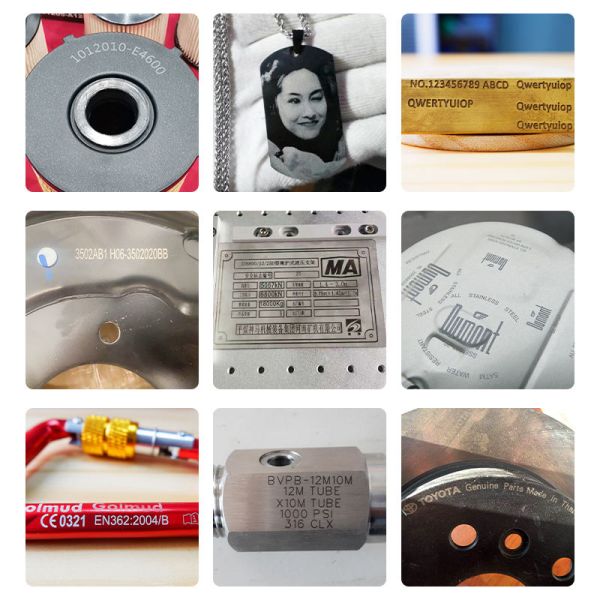Desktop Integrated Laser Marking Machine ABS 50W 30W Mopa Fiber Laser