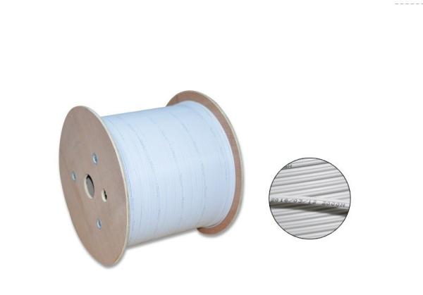 White FTTH Fiber Cable Assembly Drop Cable For Indoor ROHS Certificate