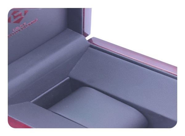 High Glossy Piano Finish LED Watch Display Case Box For Single Packaging