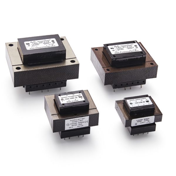 Bel Fuse 14A 30 28 Signal Transformer Series with Class F Insulation and UL 94