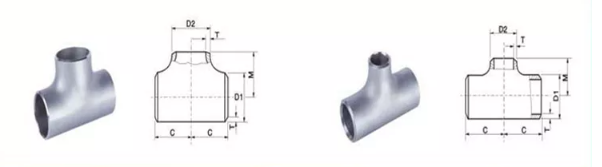 ASME B16 9 Reducing Tee Pipe Fitting Sch 140 CT20 Carbon Steel Equal