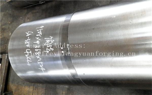 34CrNiMo6 Hot Forged Steel Round Bar Alloy Steel Quenching And Tempering Rough Turned