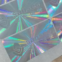 etiquetas falsificando do QR Code do original holográfico das etiquetas da segurança 3D anti