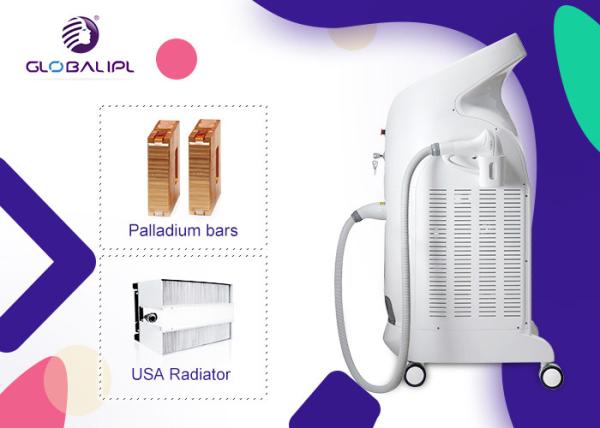 Vertical 808nm Diode Laser Hair Removal Beauty Machine For Hair Removal Large Spot Size
