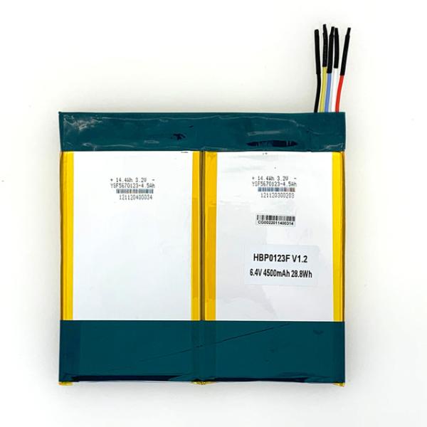 5670123 Lithium Polymer Battery 6.4v 4500mah Rechargeable for E Book