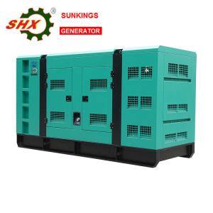 Tipo silencioso grupo de 200KW 250KVA de gerador posto por Cummins Engine