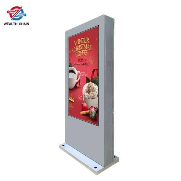 Safety Outdoor Totem Bus Station 55 Advertising Outdoor Screen