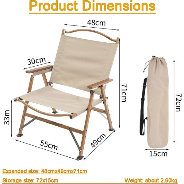 Comfortable and Convenient Folding Lawn Chair Outdoor Activities Folding Chairs Portable Outdoor Fishing Chair