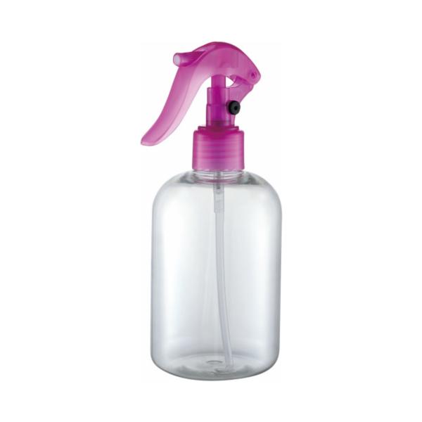 Garda 350ml Plum Square Fota de plástico PE com 28/410 desinfetante de mãos Loção de bomba