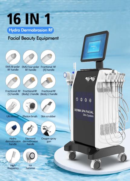 New water dermabrasion /Hydra Diamond Microdermabrasion machine/spa facial cleaning