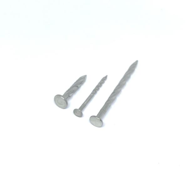 Pregos principais lisos de aço inoxidável da pata 304 da torção de 1.83X32MM para portas