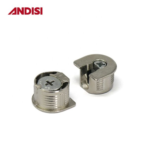 13mm Height Zinc Alloy Cabinet Connector Cam Lock Housing for Wood Joint Rafix Connector