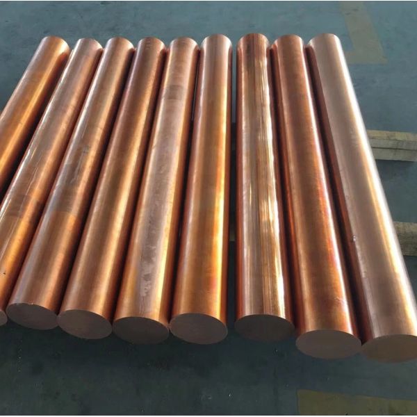 C38000 C3604 C1100 99,99% Barra redonda de cobre maleable 5.0 mm-500 mm 1/2Dureza dura para barra de bus
