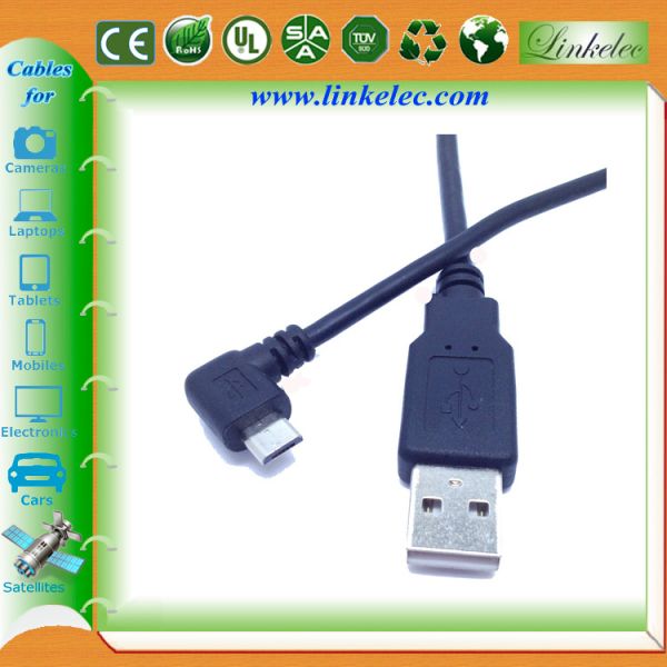angled micro usb angle cable