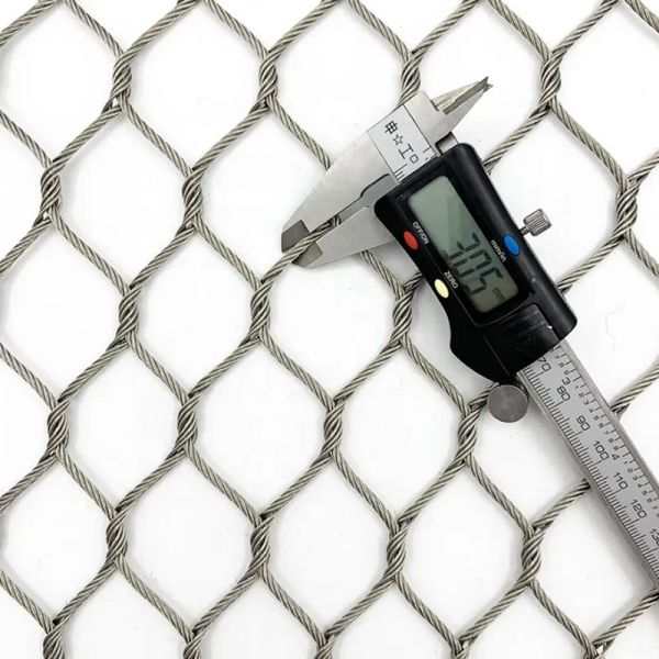 316 316l 鳥の巣のための不鋼鉄の柔軟なワイヤ網網