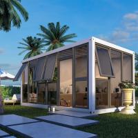 Design moderne maison de conteneur à paquet plat maison de conteneur modulaire à l'épreuve de l'humidité