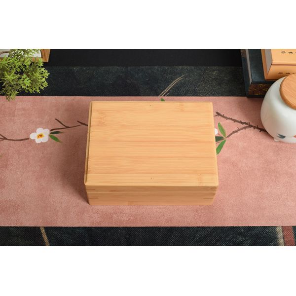 Handmade Biodegradable Bamboo Storage Box Gift Crafts Boxes Bamboo or Custom Wood