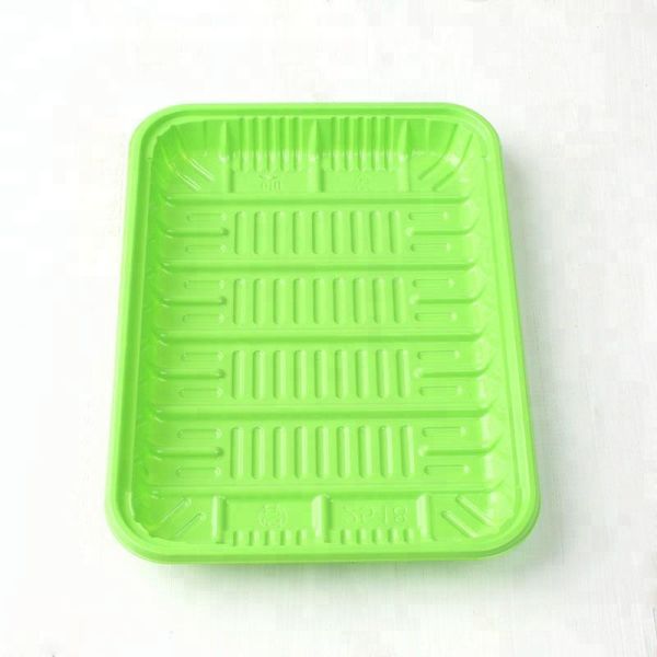 Поднос упаковки плода ЛЮБИМЦА красочный устранимый пластиковый 25*18*2.5cm