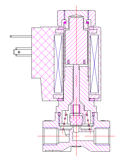ДК24В 2 пути сразу действуя нормально раскрываемая жидкая модулирующая лампа 2КВ030 2/- 06 с размером 1 порта/8