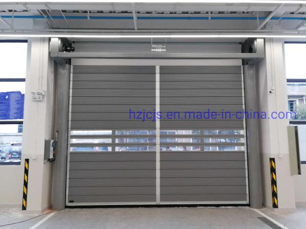 Finished Aluminum Alloy Fast Roll up Acting Roller Shutter Spiral Security Garage Door