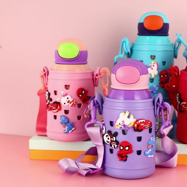 500ml Reusable Double Walled Kids Water Bottle For School Girl