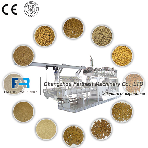 машина штрангпресса питания рыб двойного винта 600kg/h плавая