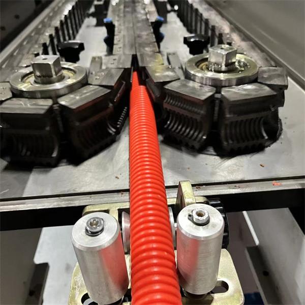 PLC Controlled Single Wall Corrugated Hose Making Machine For Fast And Accurate 1000 Meters Per Hour Output