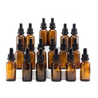 Verre d'Aromatherapy Amber Dropper Bottles 30ml pour l'huile essentielle