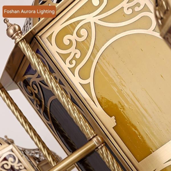 DIY Function LED Vintage Living Room Chandelier Arabian Retro Style